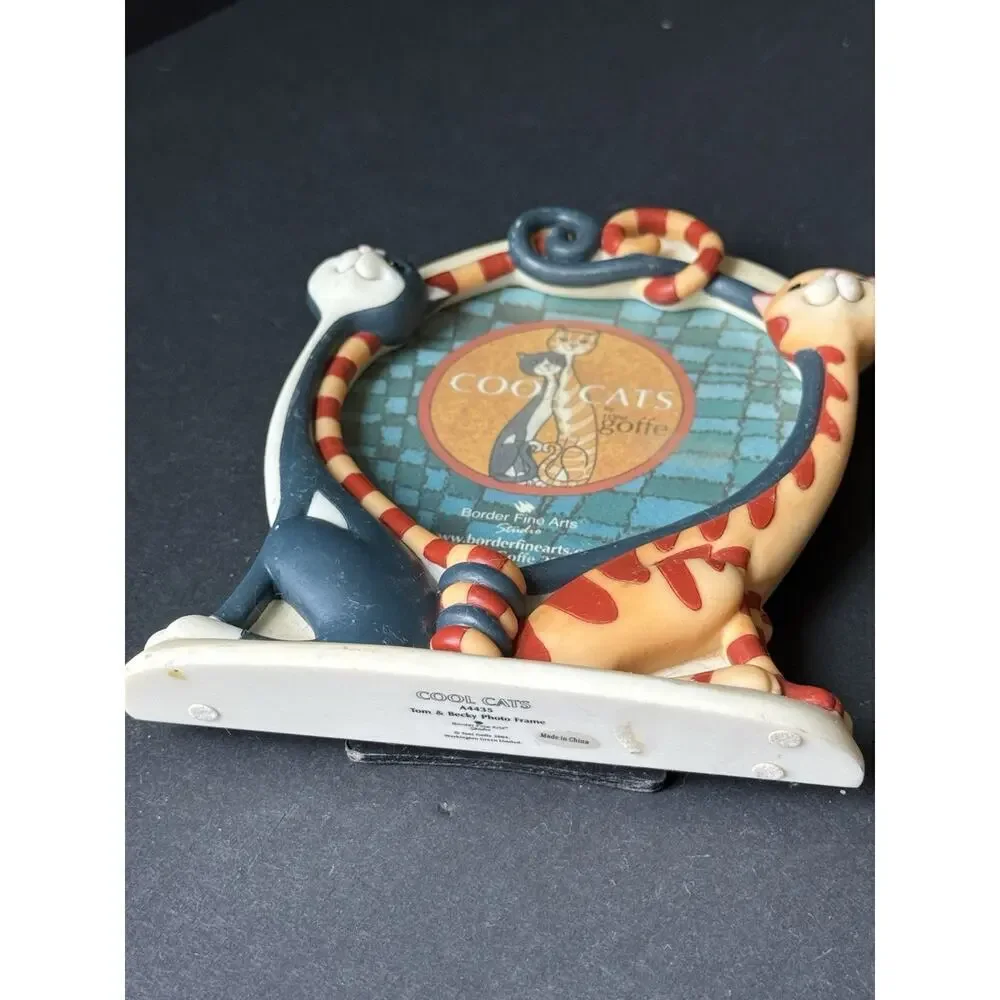Border Fine Arts Cool Cats Tom & Becky Photo Picture Frame A4435 Toni Goffe 2004
